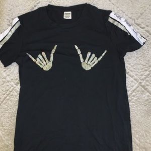 NWOT: Ghostin You Sequenced T-Shirt: PINK